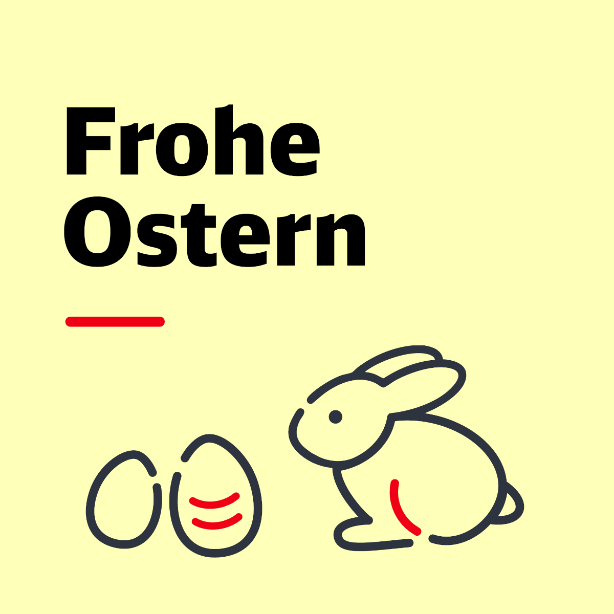 Symbolbild Osterhase mit Ostereiern